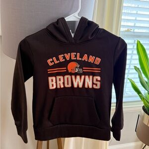 Girls Youth Cleveland Browns Hoodie Size Medium 7/8